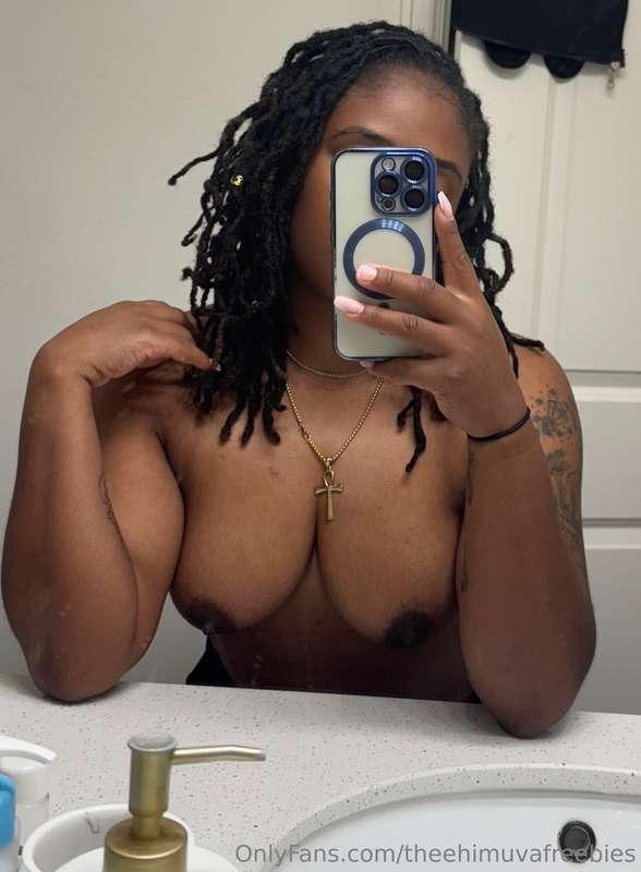 You love my locs? They turn you on? 🥵😼🍆💦#tittyTuesday 