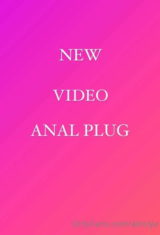 New anal plug