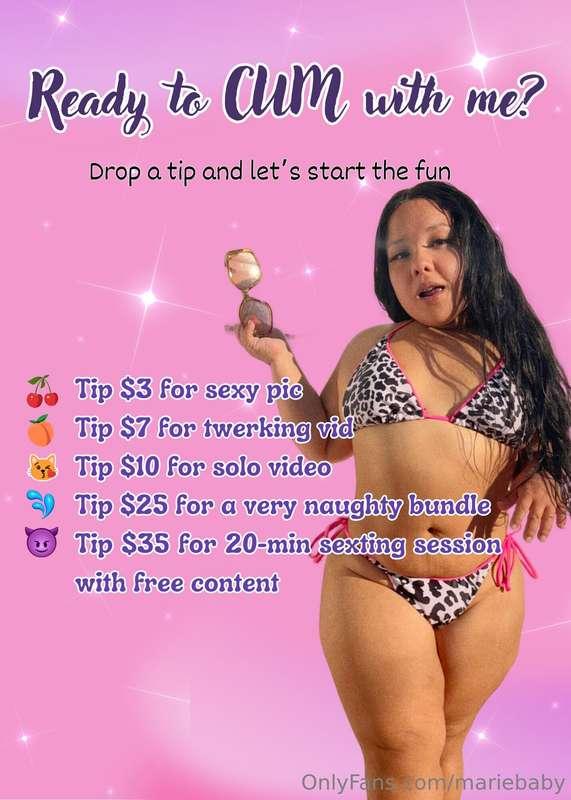 hey baby! ready for something fun? 😈 drop a tip and check yo..