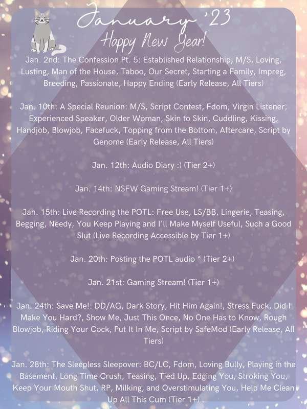 💕 January 2023: What's Comin! 💕