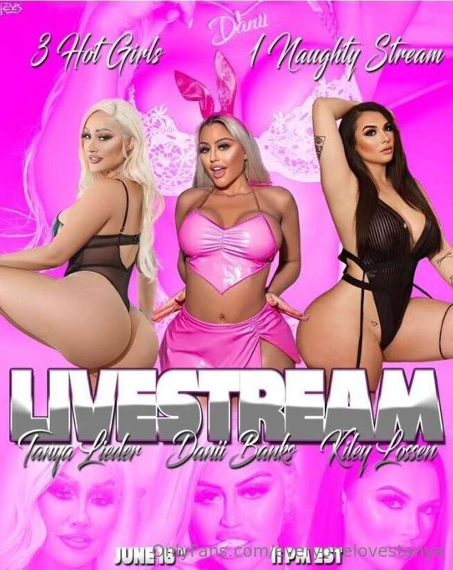 think you can handle 3 baddies? first OF live! see you there..