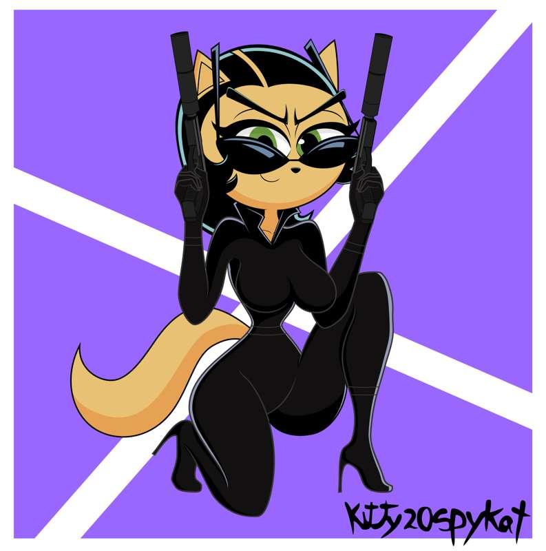 Kitty black suit (nude)