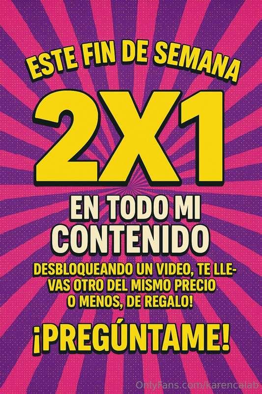 Por este fin de semana!! Apurate!