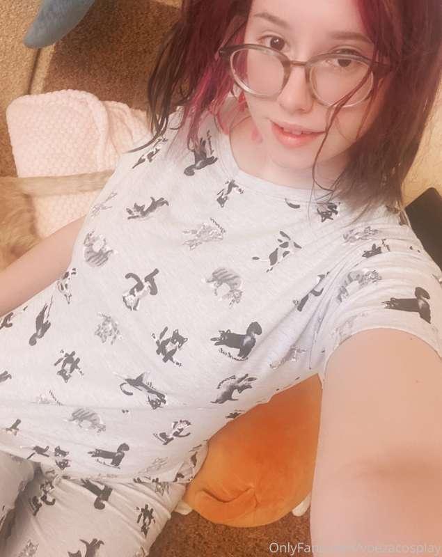 How do you like my new cat pajamas and home me? How are you ..