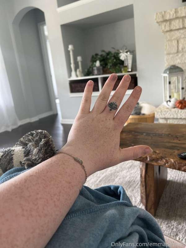 Anyone guess my ring size?