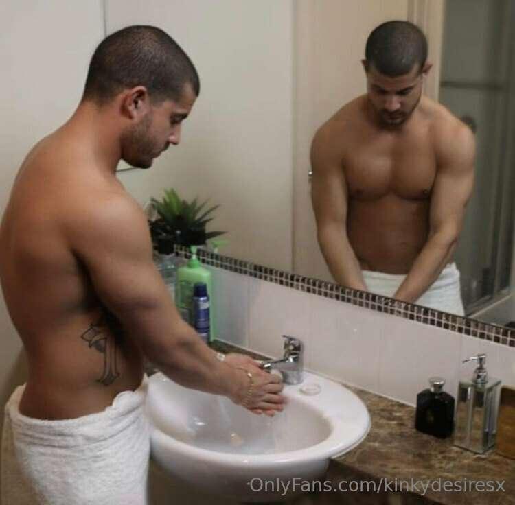 Semi naked and waiting for you to join me in the shower.