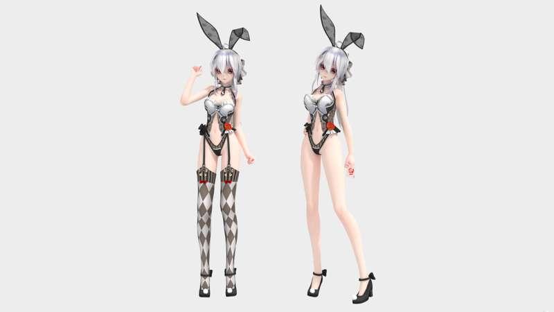 TDA Gambling Bunny Haku [R18]