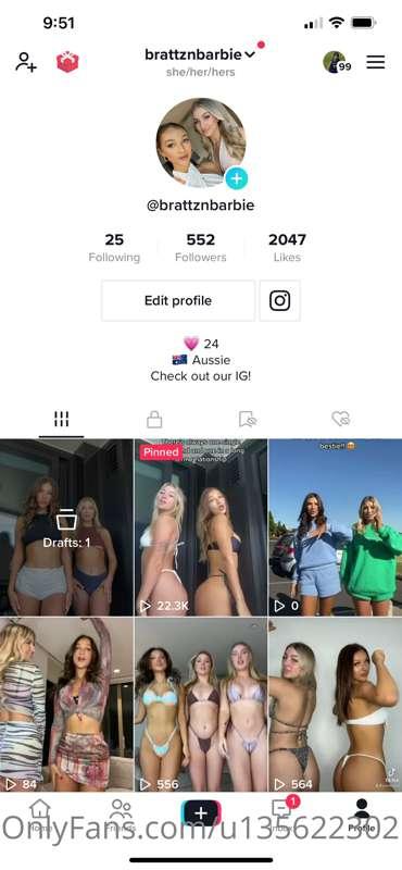 Do you know me and my blonde bestie have a joint Tik Tok?! 😍..