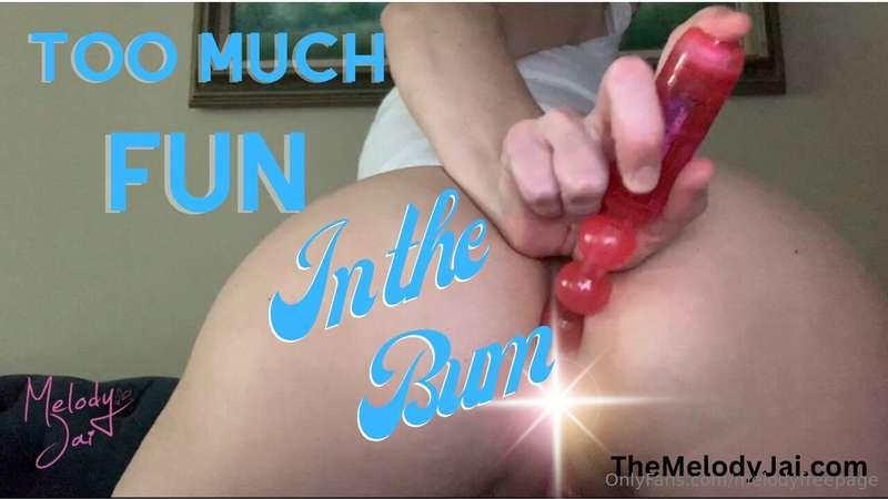 **Anal is my FAVORITE**!!! Even better when I'm bent over wi..