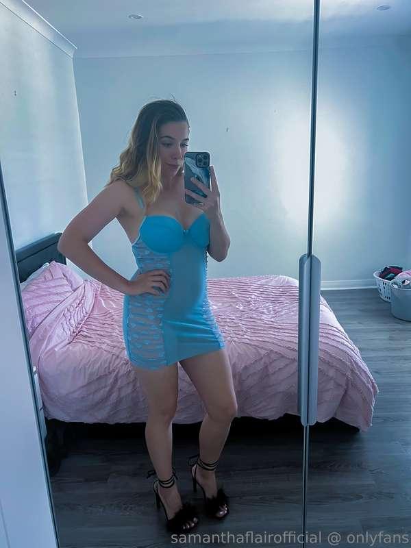 Blue dress