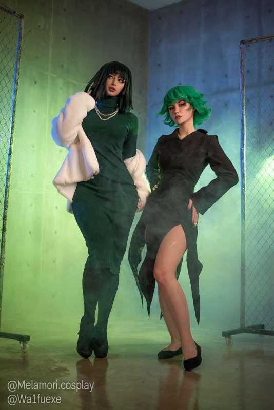 The second part of Fubuki's cosplay set - with Tatsumaki!