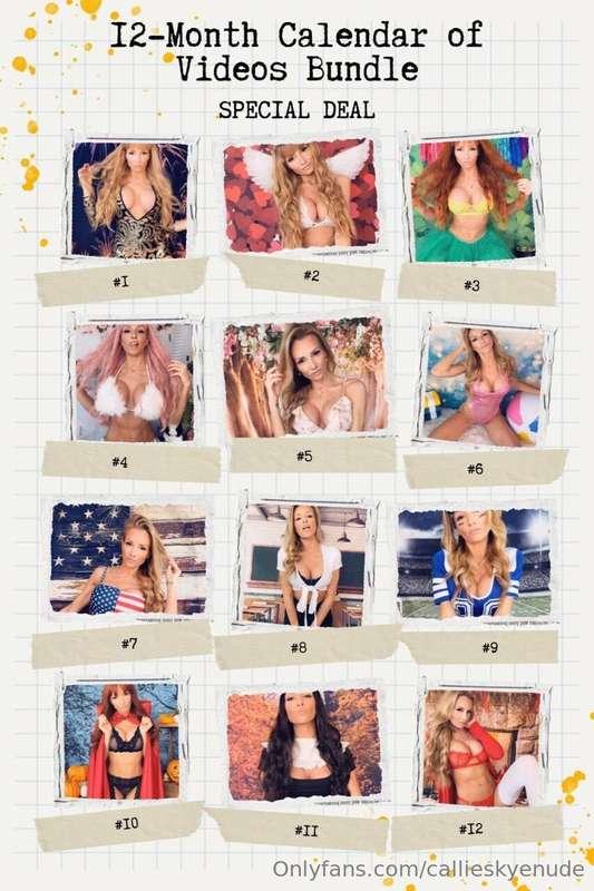 💃🪩 12-Month Calendar of Videos Bundle 💃🪩Campaign: https://on..