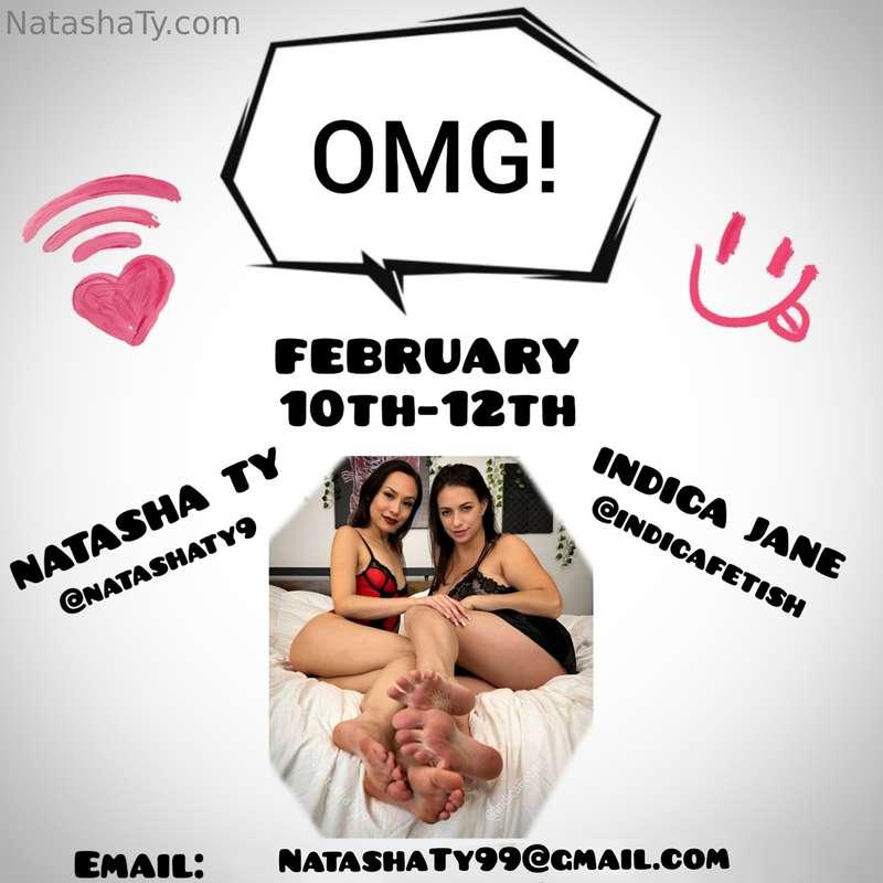 🔥I’ll be with @indicafetish Feb 10-12th!🔥✨𝐅𝐢𝐫𝐬𝐭 𝟐 𝐟𝐚𝐧𝐬 𝐠𝐞𝐭 𝟐..