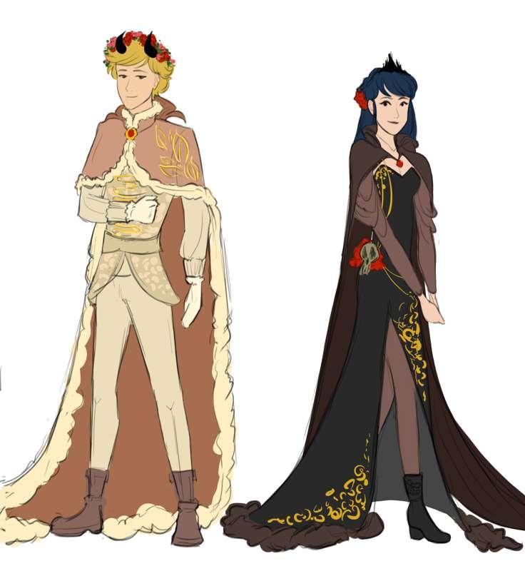 Hades & Persephone AU doodle! (Announcement)
