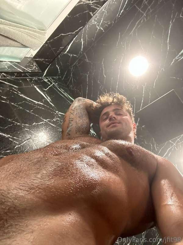 back home bout to take a nice long shower…who wants to get w..