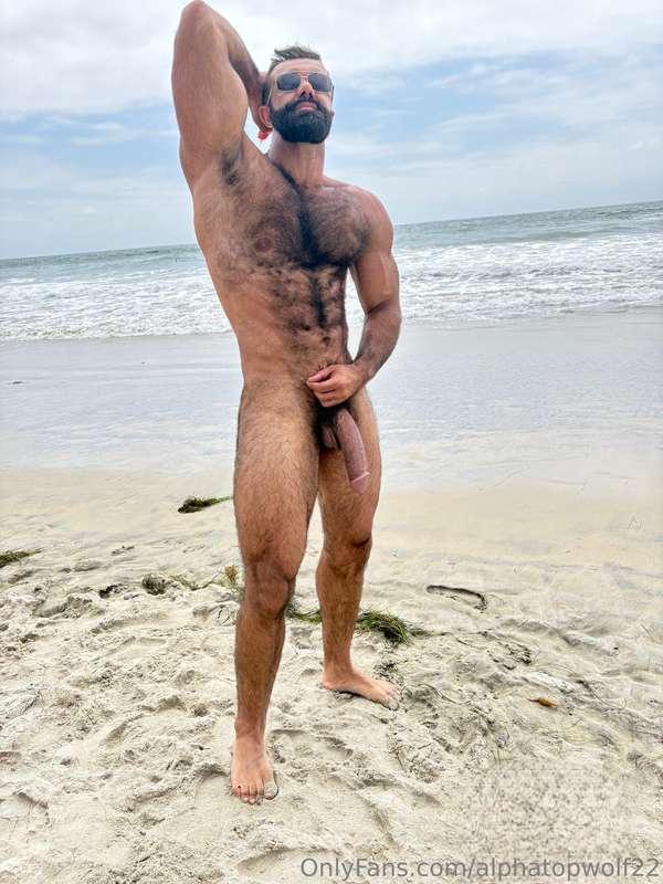 Daddy hit up Blacks Beach for SD Pride 🏳️‍🌈