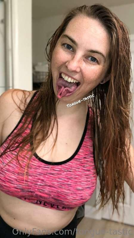 Tongue tricks after working out