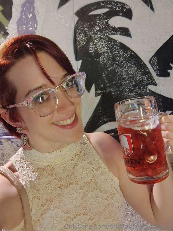 Prost! To good health, getting better, and great plans ahead..