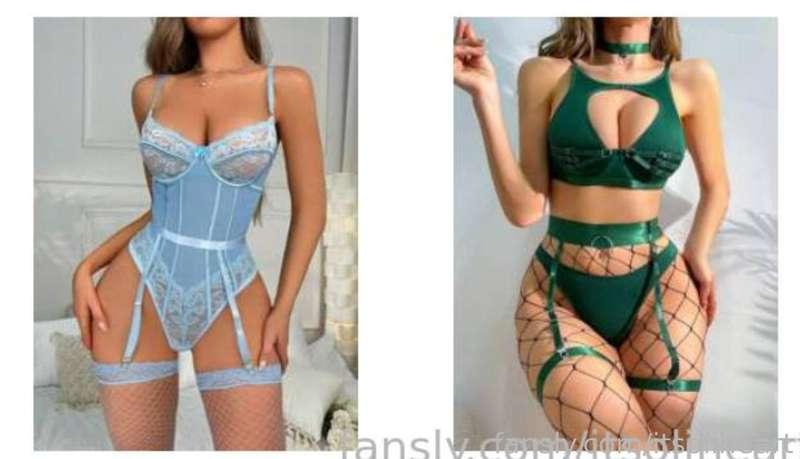 Ok help me choose a lingerie for my next video! 

#fyp

