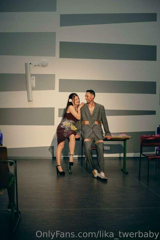 Some pictures from the play where I act, for those who asked..