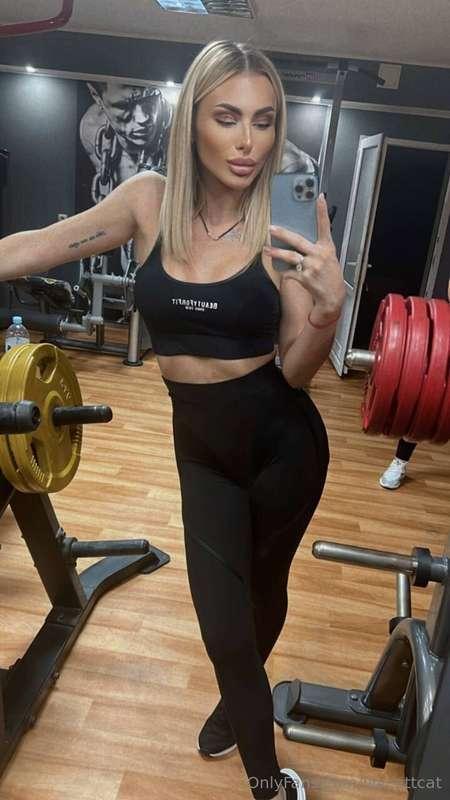 My goal in the gym is to have a butt like Kim, I don't want ..