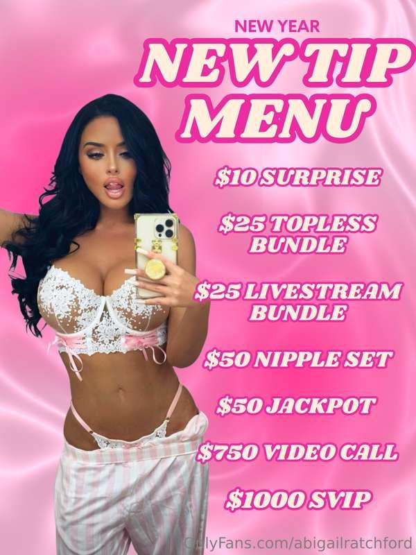 NEW YEAR, NEW TIP IN MENU 💓love you guys so much! let's star..