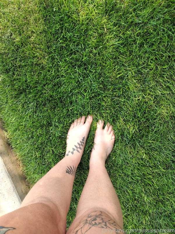 I love being bare foot