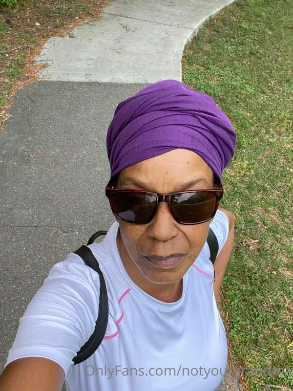 I’m out here walking getting in shape for my birthday 5/6 I’..