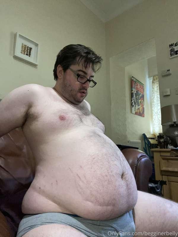 I love that feeling of being so stuffed my body is even more..