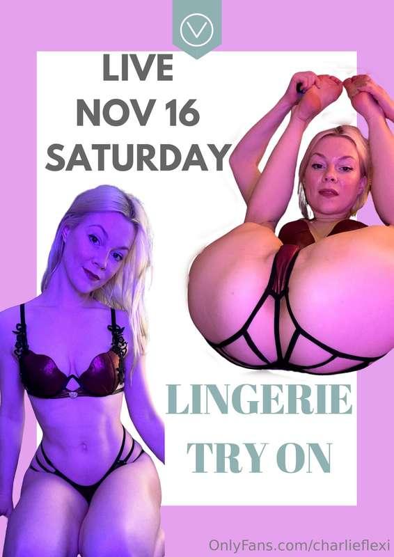 LIVE SATURDAY NIGHTTime: 9pm UK Time Place: Here on my Onlyf..