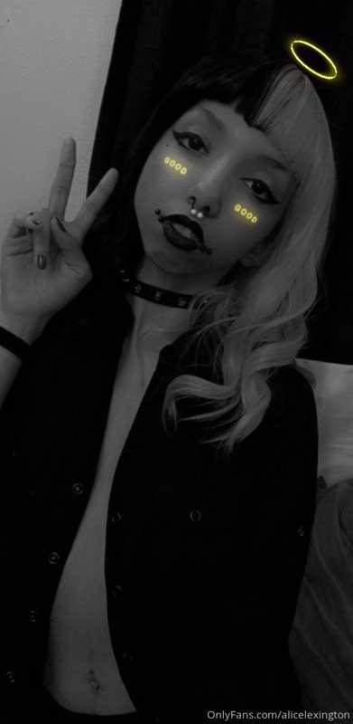 Demiangel Demidevil ahegao goth bitch