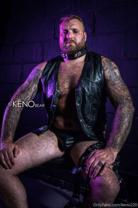 Leather Keno - solo pix from leather shoot. More pix with Ch..