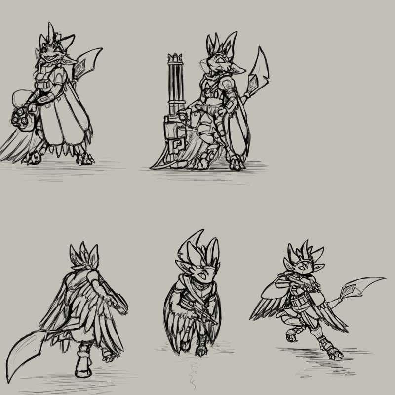 Avali Sketches