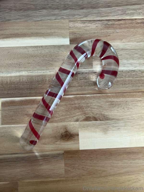 Candy cane wand for the holidays 🎄😅 Time to get “Festive”