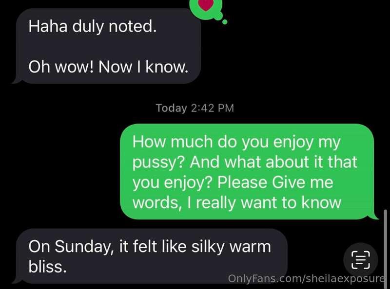 I guess my pussy is good, very very good! 😘