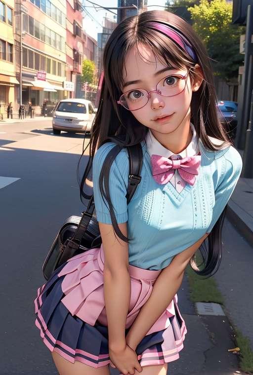 glasses girl