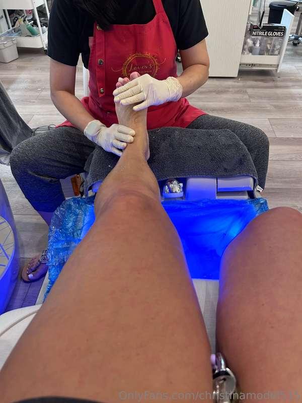Just a little pampering before court next week