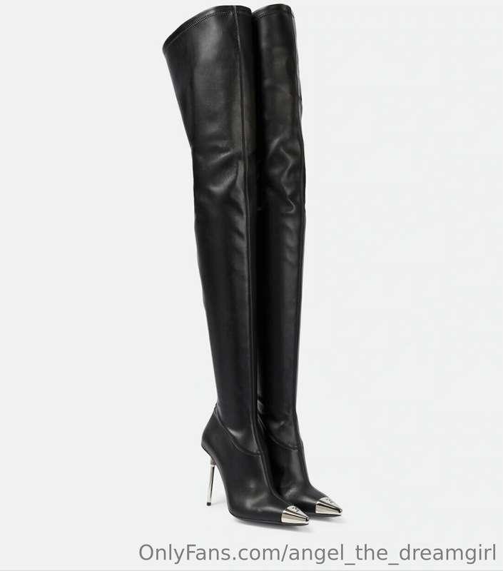 I bought new leather boots that's from David Koma.  Oh my go..