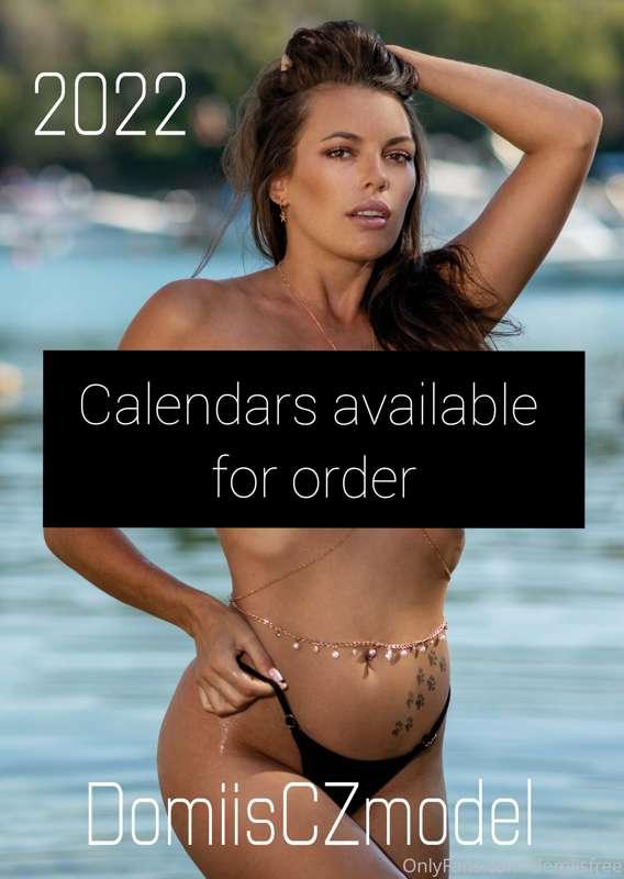 My CALENDARS full of sexy nudes in nature are available NOW ..