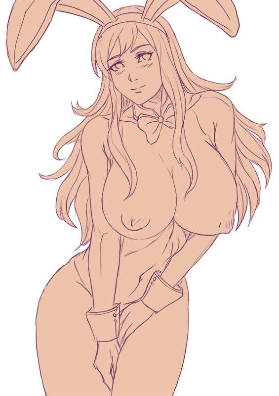 Vote 74 : Juvia bunny Girl [ Sketch/ NSFW]