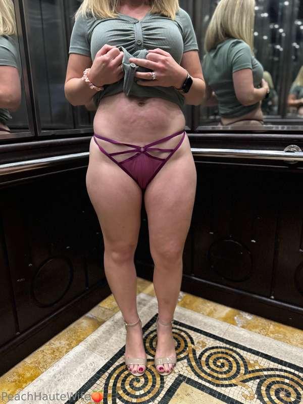 ⏳ Elevator tease after another wild hotwife date 😈Snapped th..