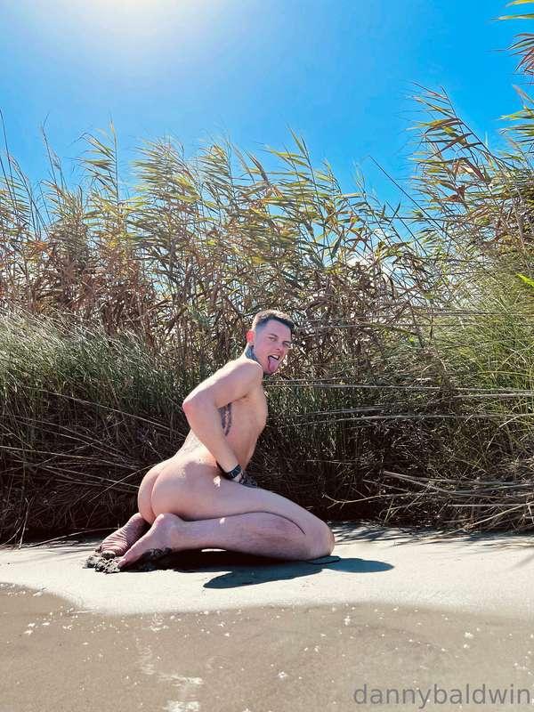 You find me like this at the beach... What you gonna do?
