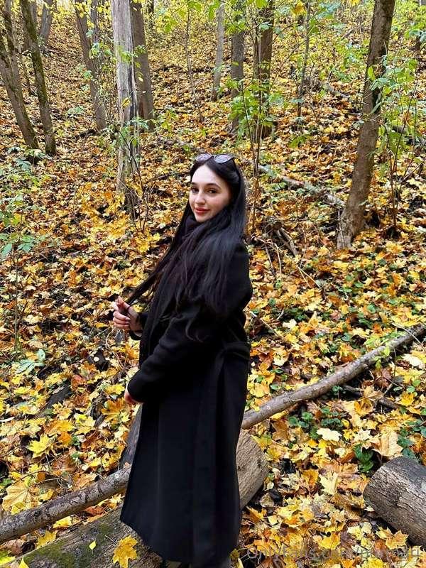 Today I walked in the forest and took indecent naked photos ..