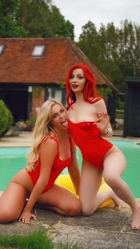 You only get a peek for now 😜 

Full Baywatch set with @litt..