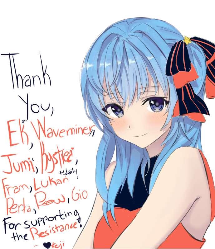 Thank you very much for supporting the Resistance!