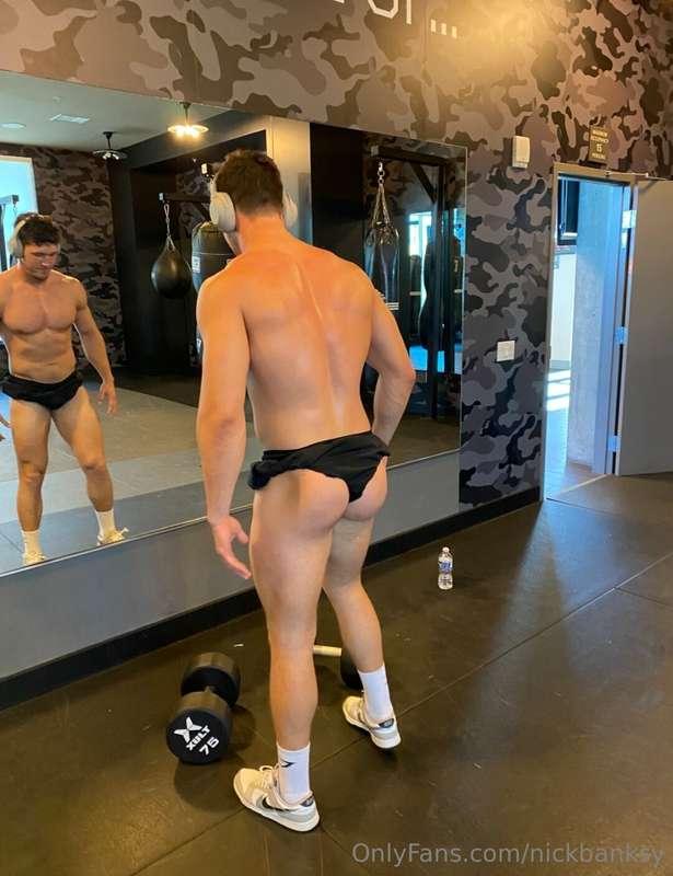 bts of my workout routine 💪