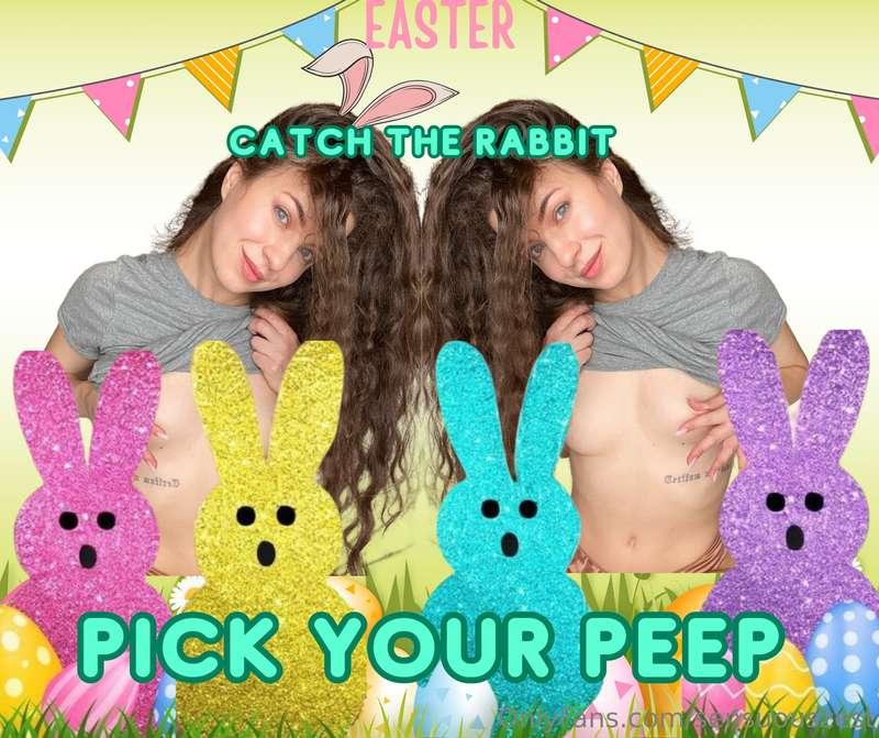 🐰🪺 ___PICK YOUR PEEP___  🪺🐰
Tip $9,99  then tell me __pink__..