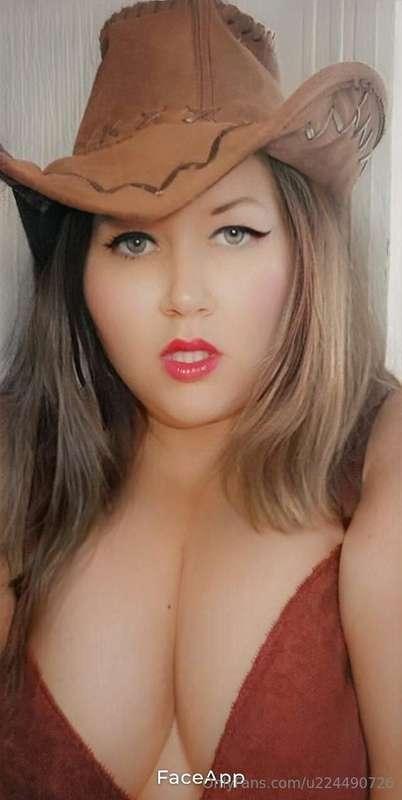 U want this cowgirl to ride u baby? X