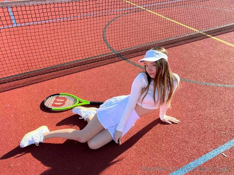 try to beat your little princess in a tennis match i bet i w..