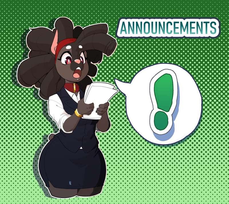 Announcements! [4/18]